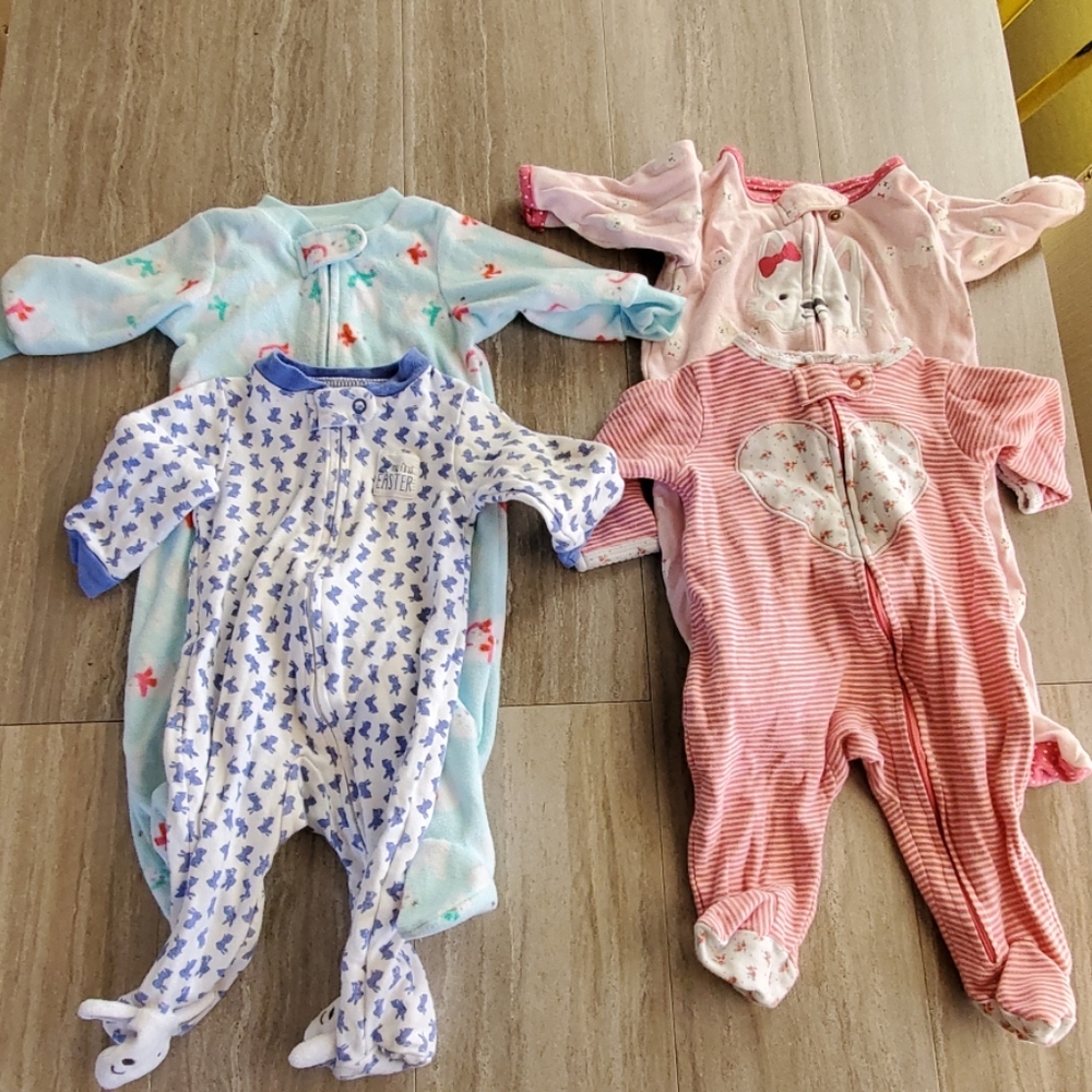 3 for $20!!! Lot of 4 Zippered Sleepers